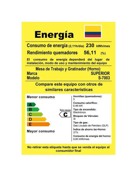 Estufa Superior 4 Puestos con Horno S-7005 Negro | ArtMobile