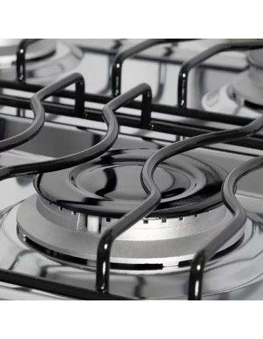 Estufa Superior 4 Puestos con Horno S-7005 Negro | ArtMobile