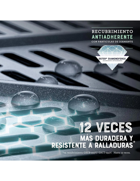 copia de copia de copia de copia de Freidora de Aire Oster® Manual, 3.8L de Capacidad, con Controles de Tiempo y Temperatura, N