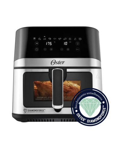 copia de copia de copia de copia de Freidora de Aire Oster® Manual, 3.8L de Capacidad, con Controles de Tiempo y Temperatura, N