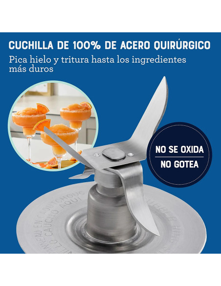 Licuadora Clásica Oster® Velocidades 1.25 Lt 1000 W Cromada BLST4655
