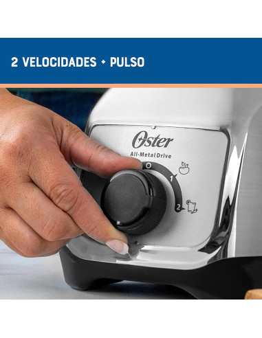 Licuadora Oster 800W Vaso de Vidrio BLSTKAG-NRD | ArtMobile